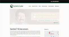 Desktop Screenshot of lewisinjurylawyers.com